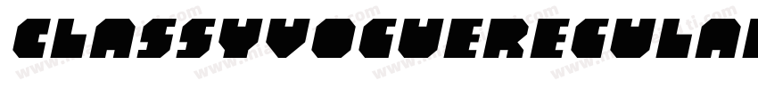 Classyvogueregular p7rRyotf字体转换